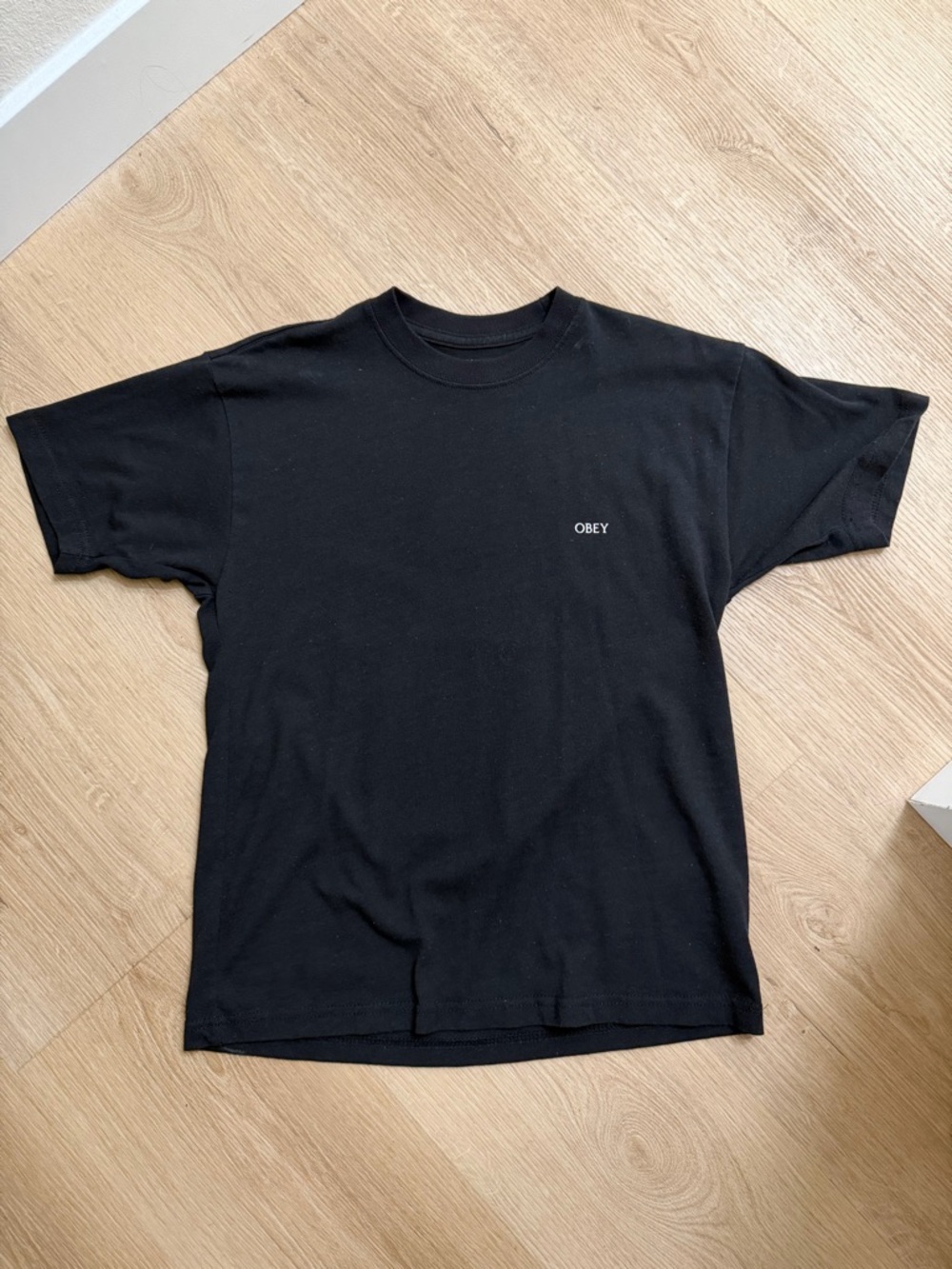 Obey Black Classic Logo Tee - Men's Short Sleeve Shirt